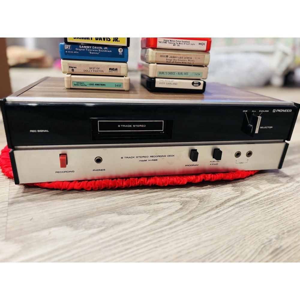 Vintage Pioneer H-R88 8-track Stereo Recording Deck. Tested Working